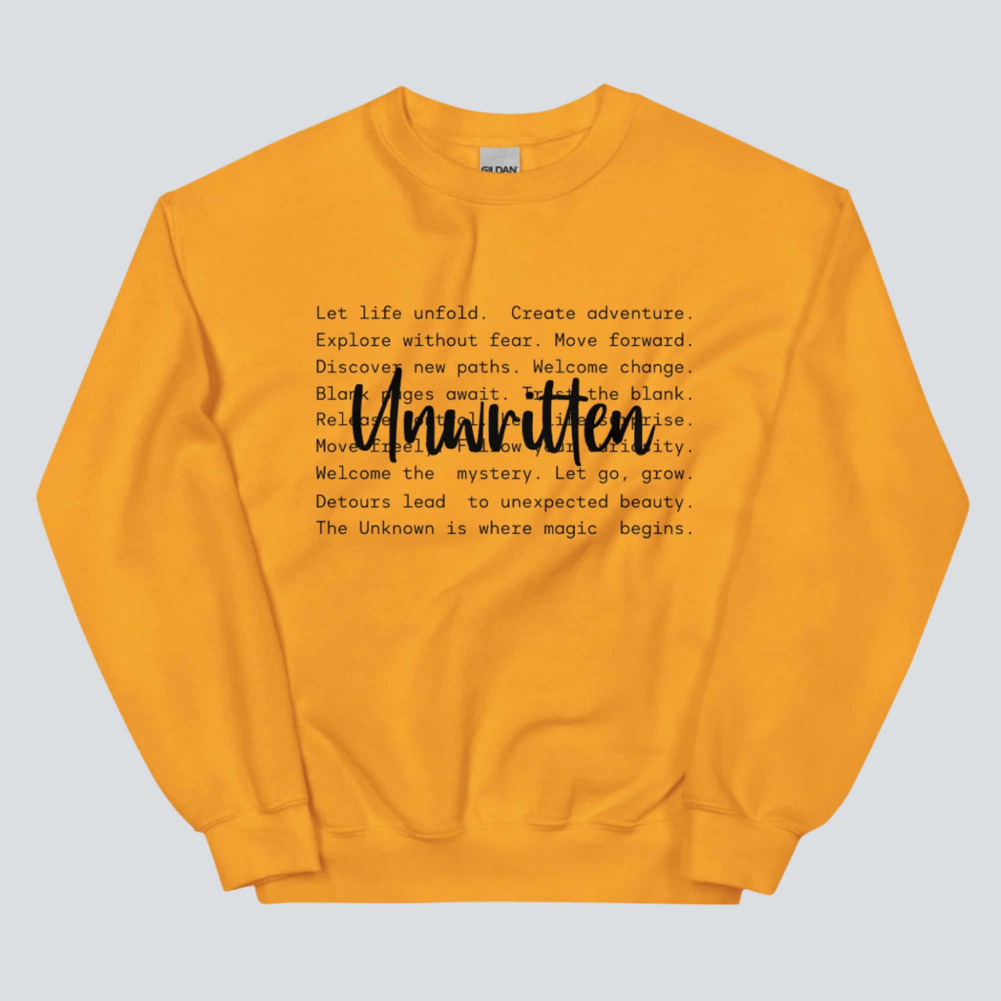 Unwritten Life Lessons (Mental Health) Unisex Sweatshirt