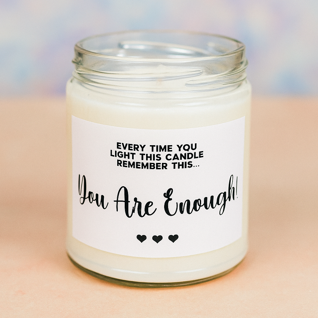 You Are Enough Soy Wax Candle