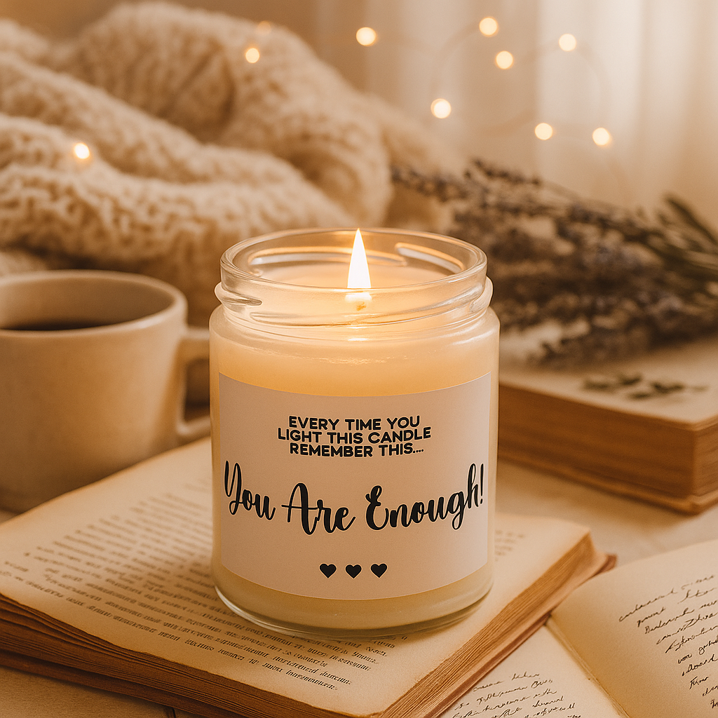 You Are Enough Soy Wax Candle