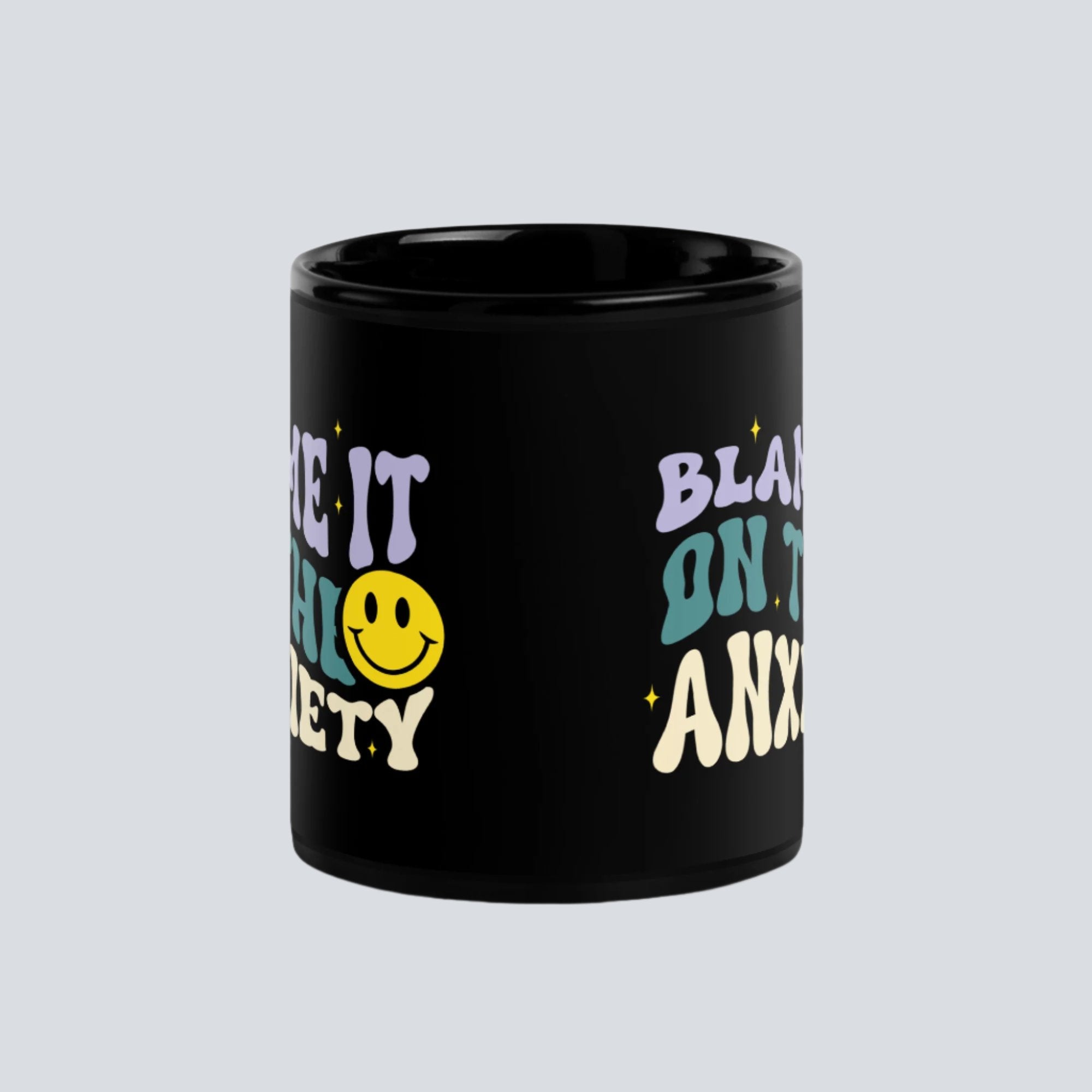 Blame It On The Anxiety Coffee Mug (Black)