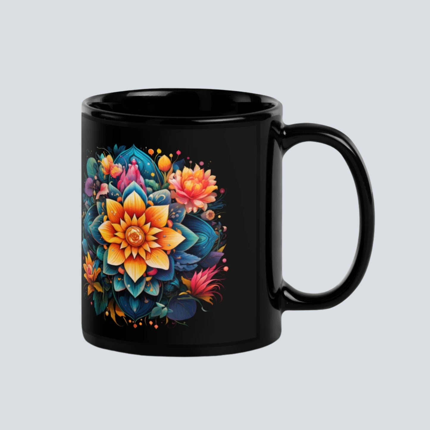 Meditation Flower Coffee Mug