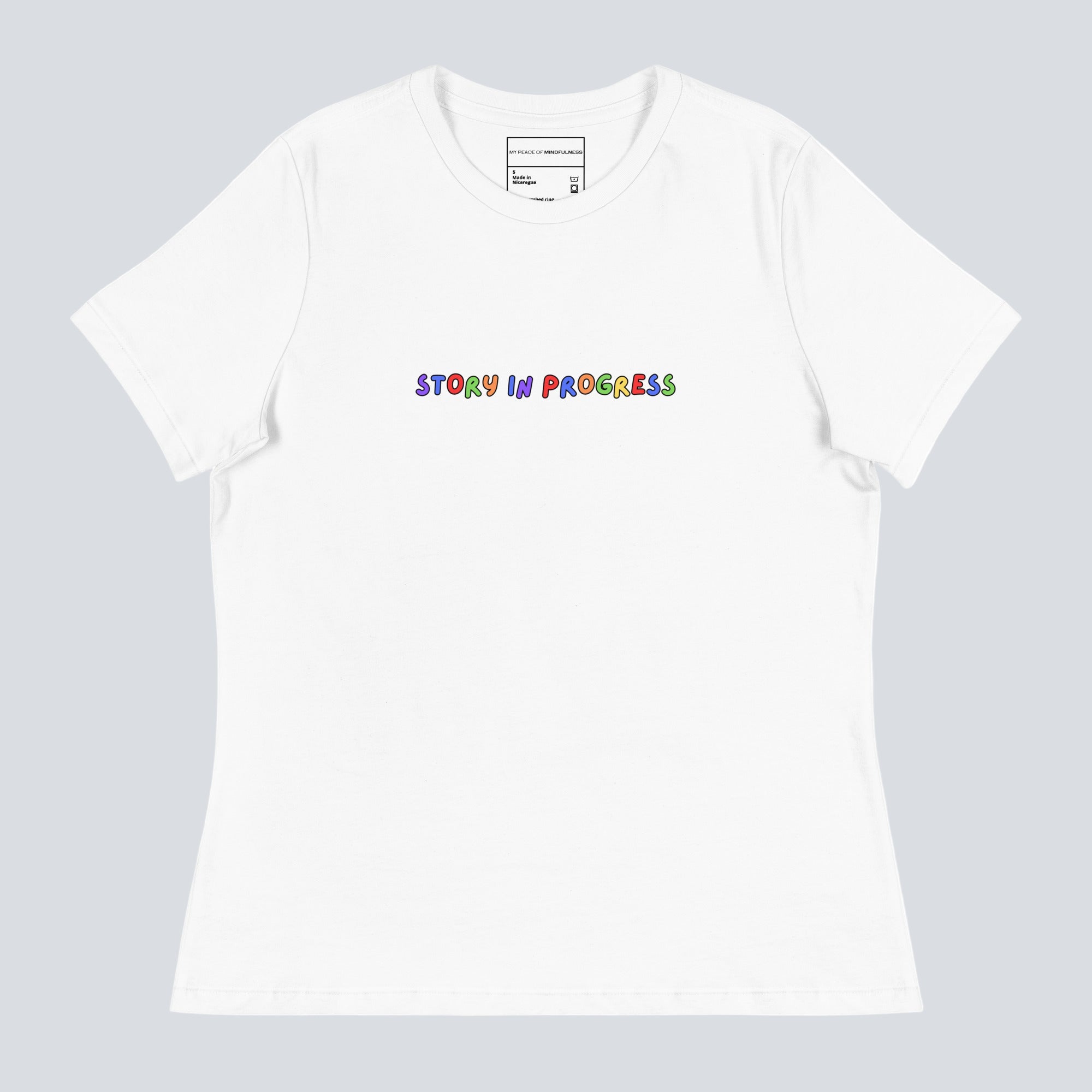 story in progress t shirt