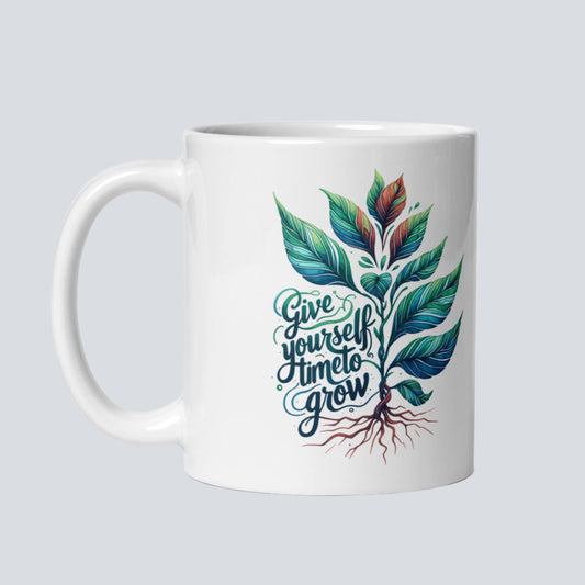 Give Yourself Time to Grow Coffee Mug