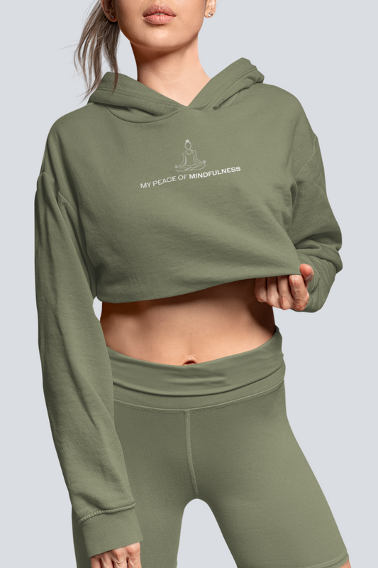 My Peace of Mindfulness | Signature Crop Hoodie