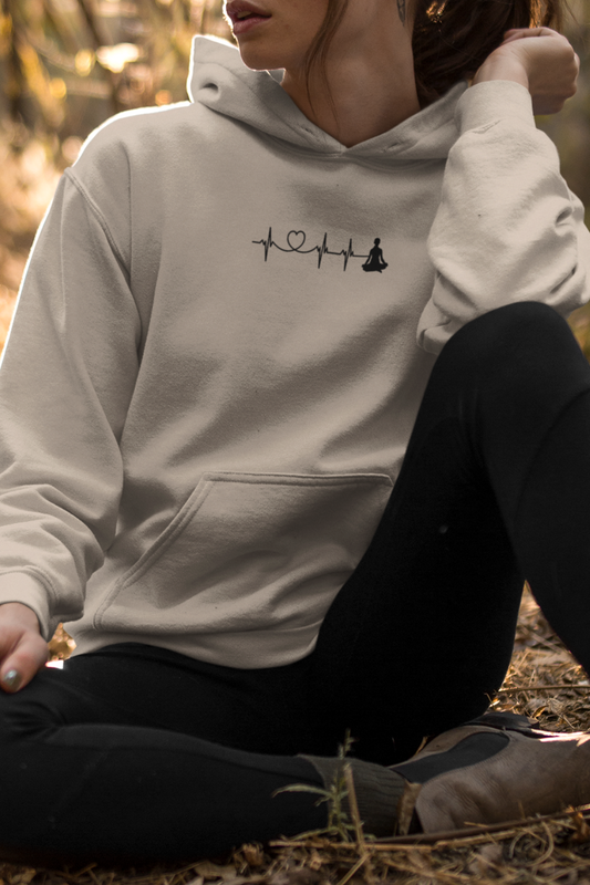 Meditation Heartbeat Hoodie